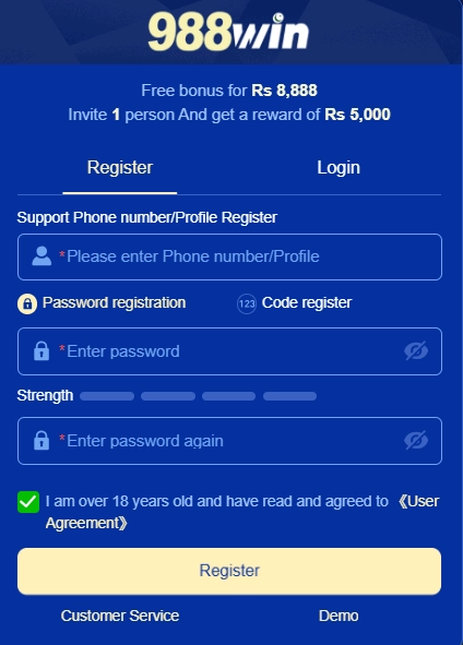 988win login